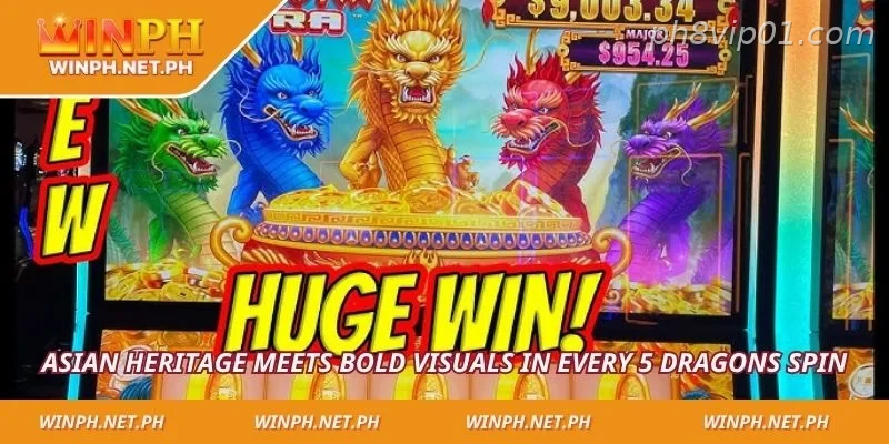 Asian heritage meets bold visuals in every 5 Dragons spin