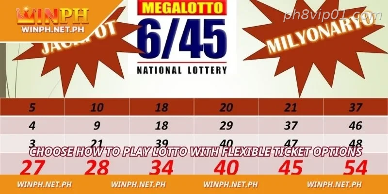 Choose how to play lotto with flexible ticket options