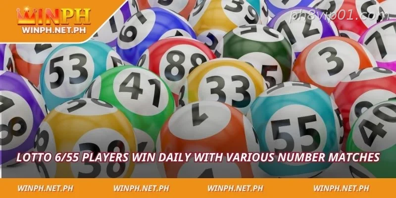 Lotto 6/55 players win daily with various number matches